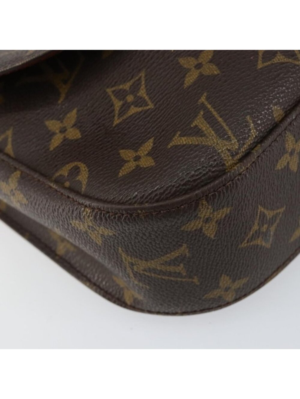 Authentic LOUIS VUITTON Monogram Saint Cloud GM Shoulder Bag M51242 LV - Picture 3 of 16